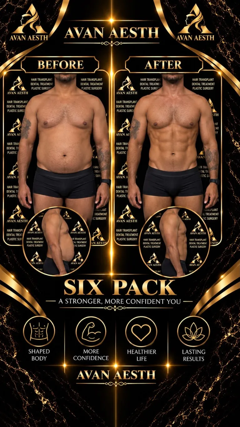 Aesthetic surgery before and after – example 6